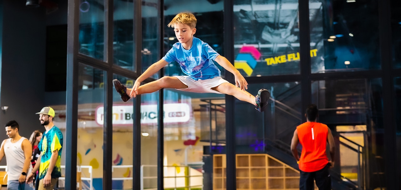 Bounce trampoline park makes its Sharjah debut at Aljada